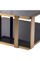 Square Black Glass Coffee Table | Eichholtz Clio | Oroatrade.com