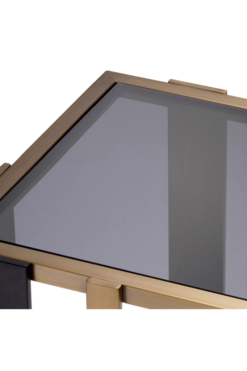Black Glass Side Table | Eichholtz Billinghurst | Oroatrade.com
