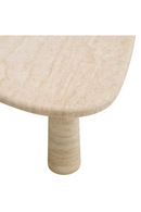 Travertine Triangular Side Table | Eichholtz Larino | Oroatrade.com