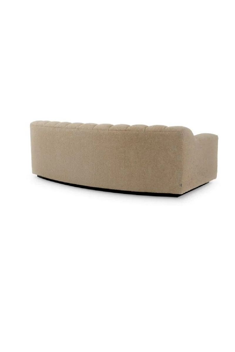 Cream Bouclé Channeled Sofa | Eichholtz Kelly | Oroatrade.com