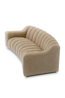 Cream Bouclé Channeled Sofa | Eichholtz Kelly | Oroatrade.com