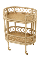 Natural Rattan Trolley | Eichholtz Dorini | Oroatrade.com