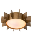 White Glass Vintage Ceiling Lamp | Eichholtz Mario | Oroatrade.com