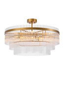 Glass Rods Tiered Ceiling Lamp | Eichholtz East | Oroatrade.com
