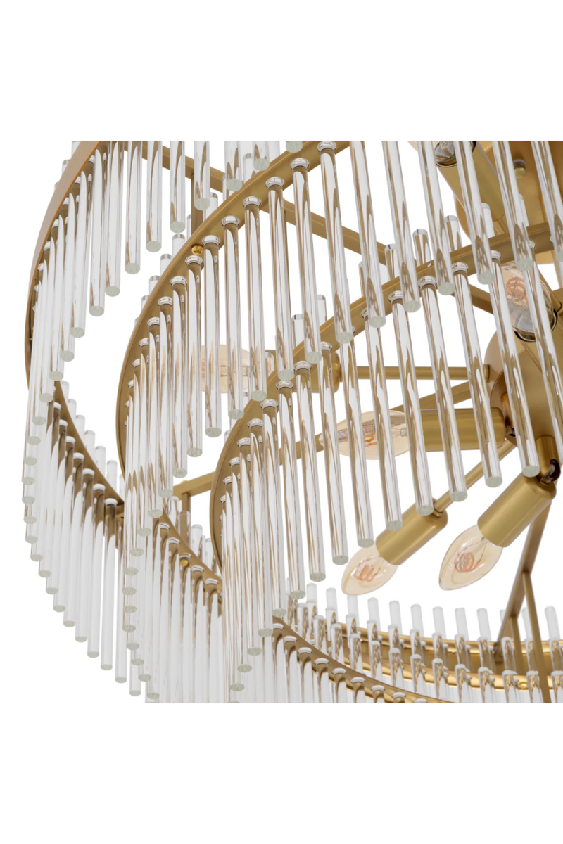 Glass Rods Tiered Ceiling Lamp | Eichholtz East | Oroatrade.com