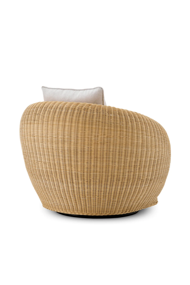 Curved Natural Rattan Chair | Eichholtz Rafael | Oroatrade.com