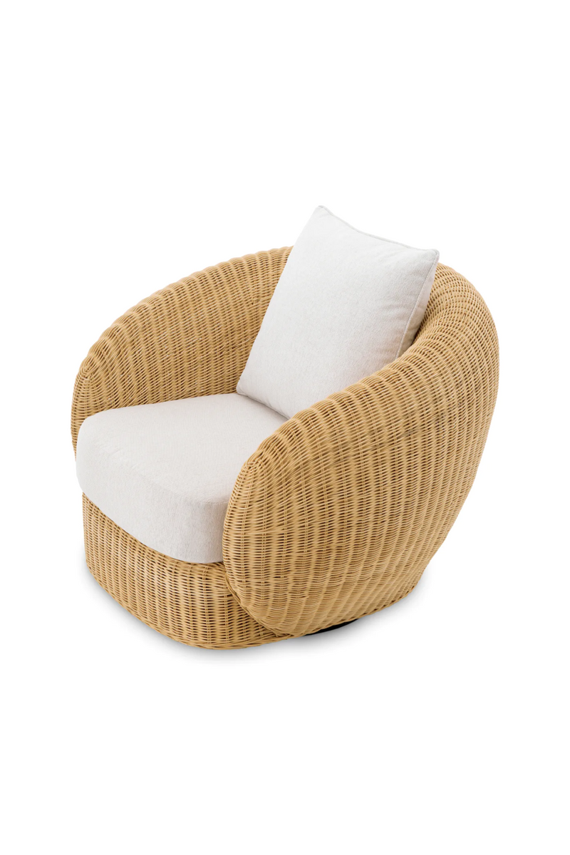 Curved Natural Rattan Chair | Eichholtz Rafael | Oroatrade.com