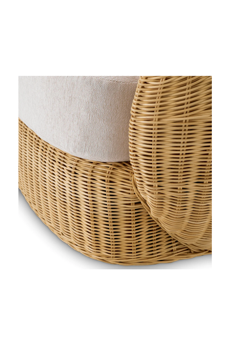 Curved Natural Rattan Chair | Eichholtz Rafael | Oroatrade.com