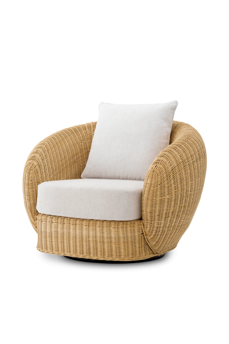 Curved Natural Rattan Chair | Eichholtz Rafael | Oroatrade.com