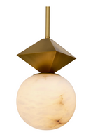 Alabaster Sphere Pendant Light | Eichholtz Elko | Oroatrade.com