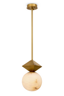 Alabaster Sphere Pendant Light | Eichholtz Elko | Oroatrade.com