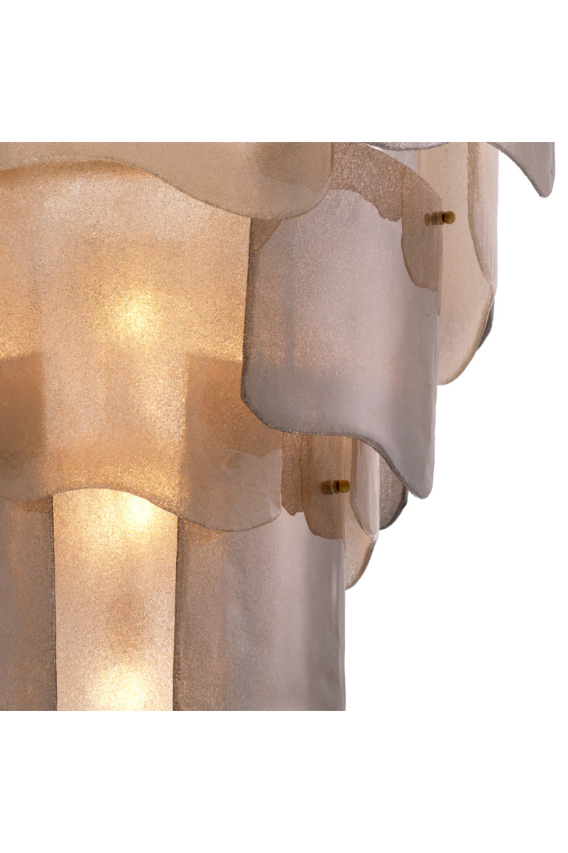 Tiered Glass Modern Chandelier | Eichholtz Asinara | Oroatrade.com