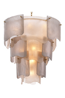 Tiered Glass Modern Chandelier | Eichholtz Asinara | Oroatrade.com