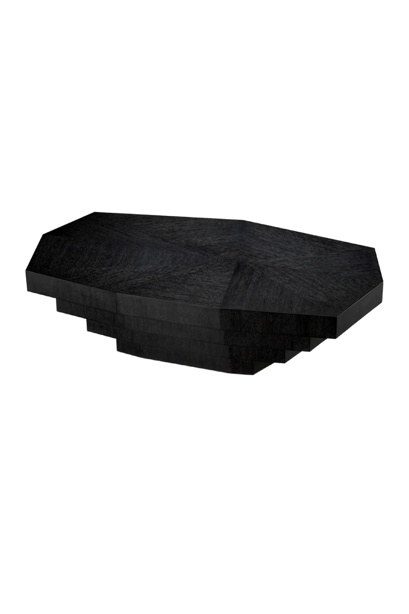 Black Oak Geometrical Coffee Table | Eichholtz Vezio | Oroatrade.com