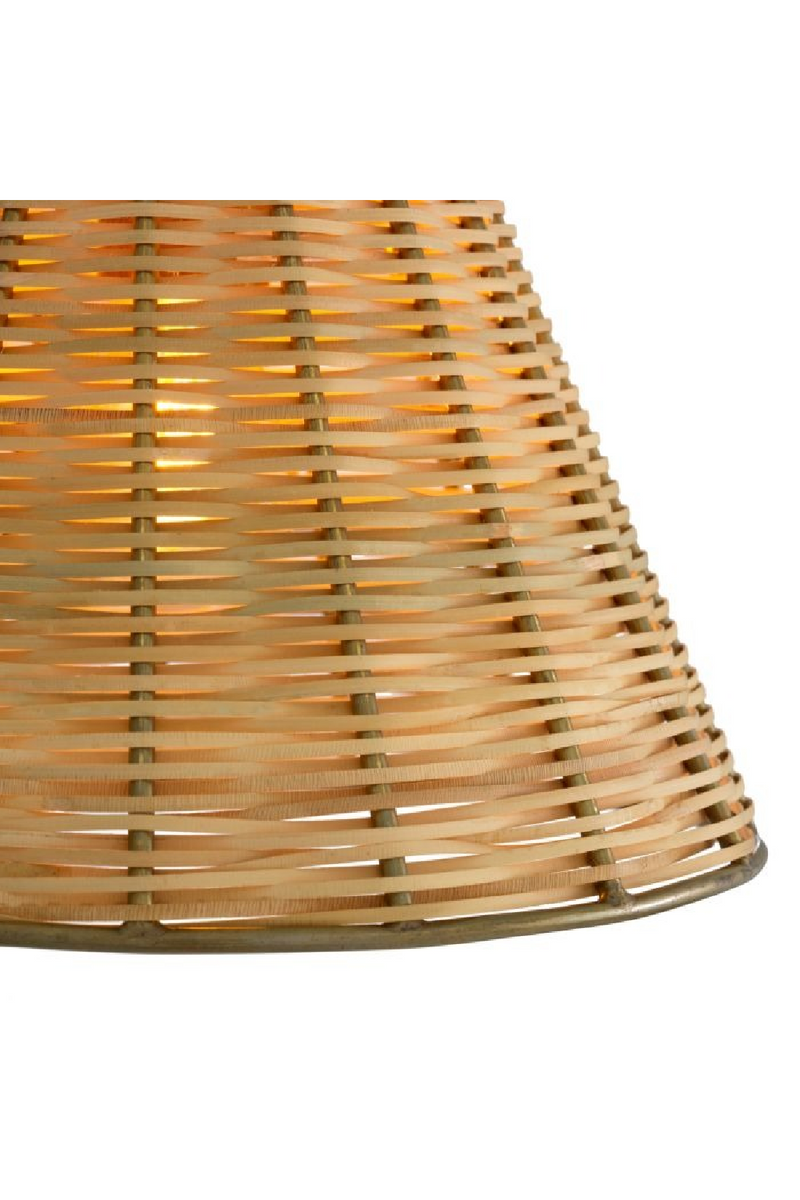 Conical Rattan Wall Lamp | Eichholtz Kon Tiki | Oroatrade.com