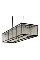 Glass Rods Rectangular Chandelier | Eichholtz Bernardi | Oroatrade.com