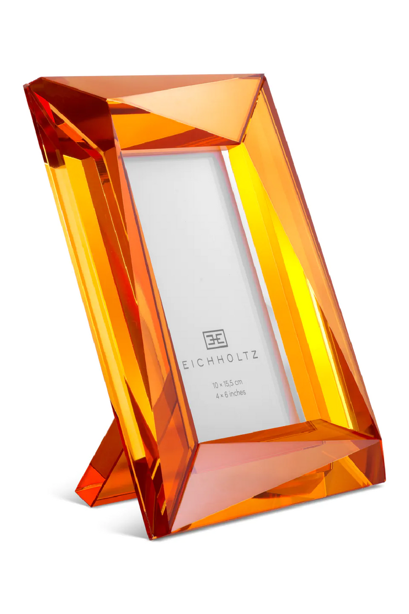 Orange Crystal Picture Frames (2) | Eichholtz Obliquity | Oroatrade.com