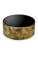 Black Beveled Glass Coffee Table | Eichholtz Botanico | Oroatrade.com