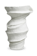 Twisted White Fiberglass Planter | Eichholtz Hortaena | Oroatrade.com