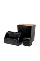 Croco Embossed Leather Desk Organizers (3) | Eichholtz Scaleo | Oroatrade.com