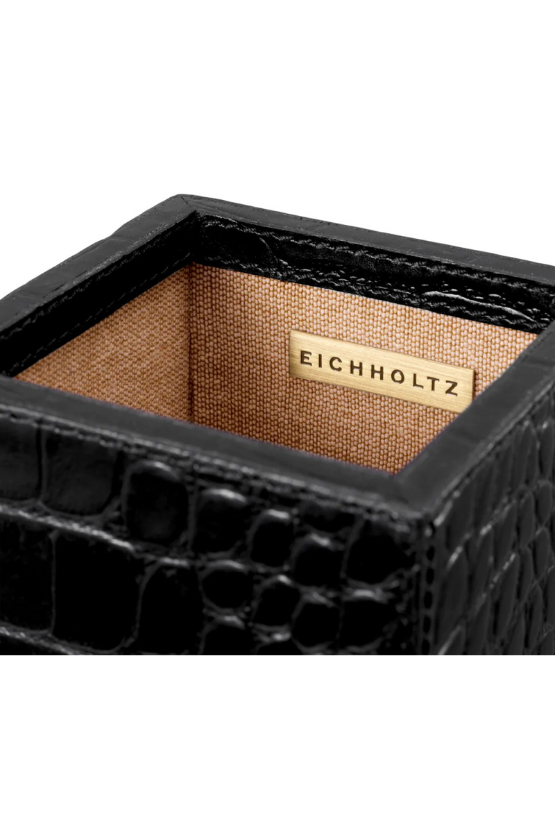 Black Leather Desk Set (3) | Eichholtz Scaleo