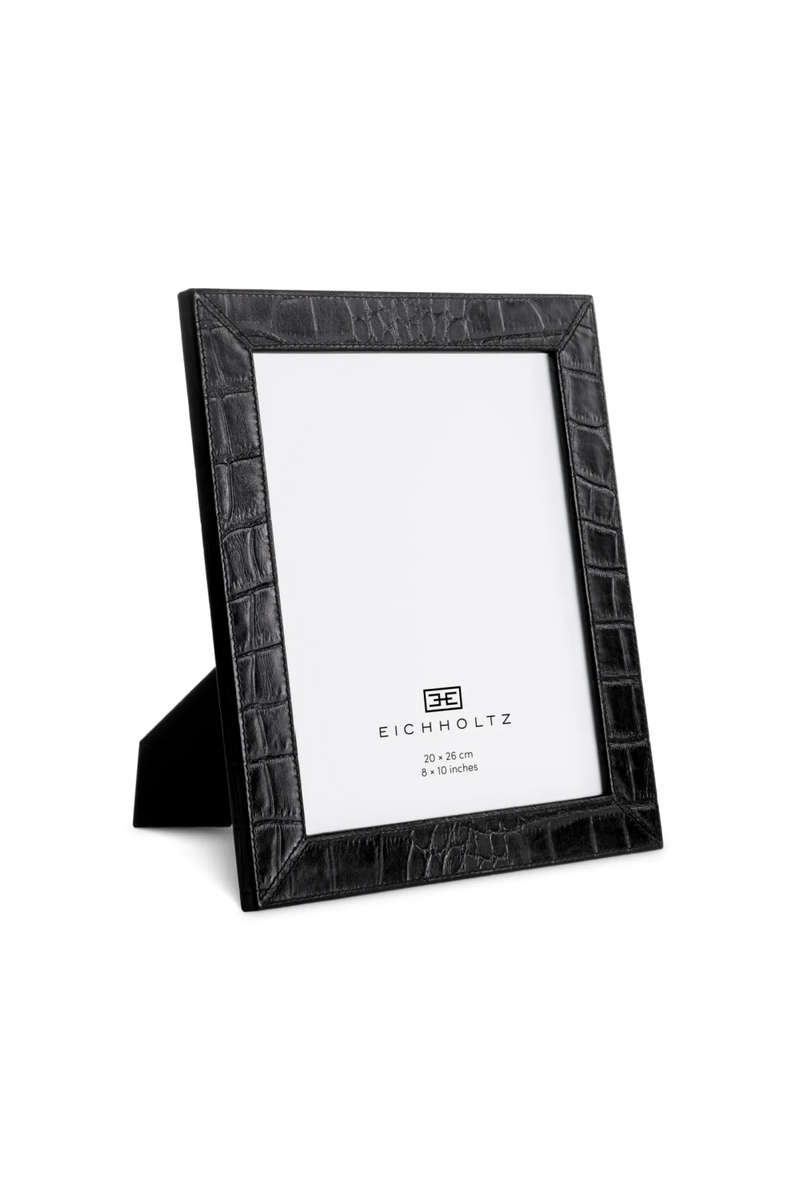 Black Leather Picture Frames (2) | Eichholtz Scaleo