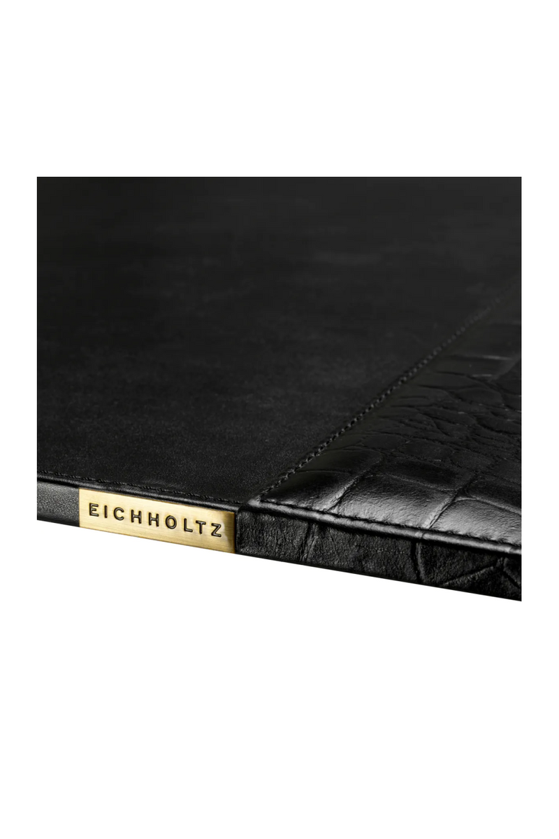 Black Leather Desk Blotter | Eichholtz Scaleo