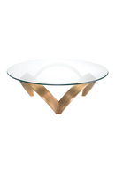 Round Glass Coffee Table | Eichholtz Soquel | Oroatrade.com