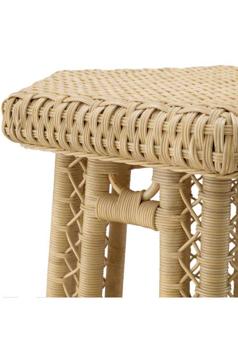 Hexagonal Rattan Side Table | Eichholtz Saba | Oroatrade.com