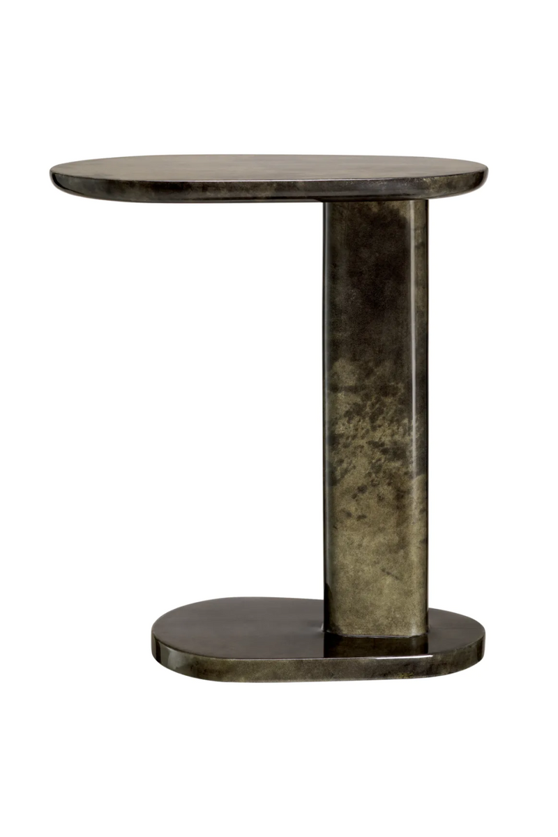 Goat Leather Side Table | Eichholtz Manuel | Oroatrade.com