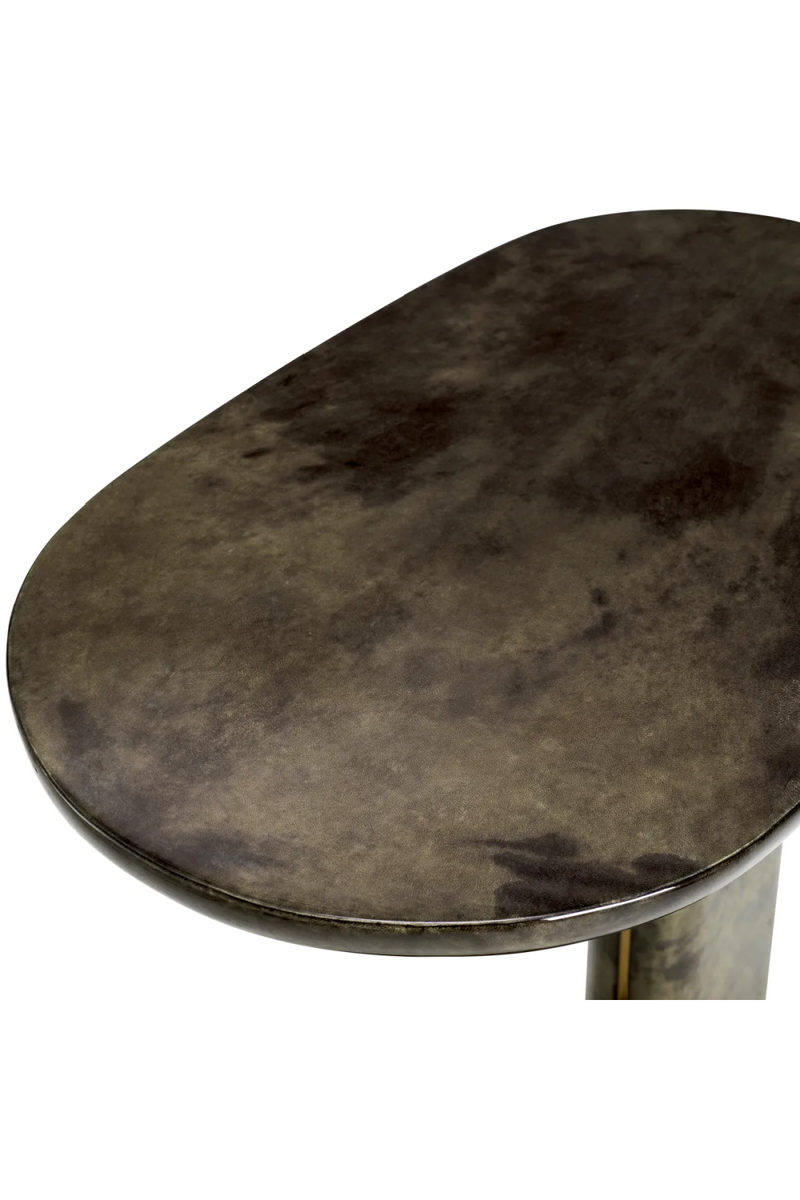 Goat Leather Side Table | Eichholtz Manuel | Oroatrade.com