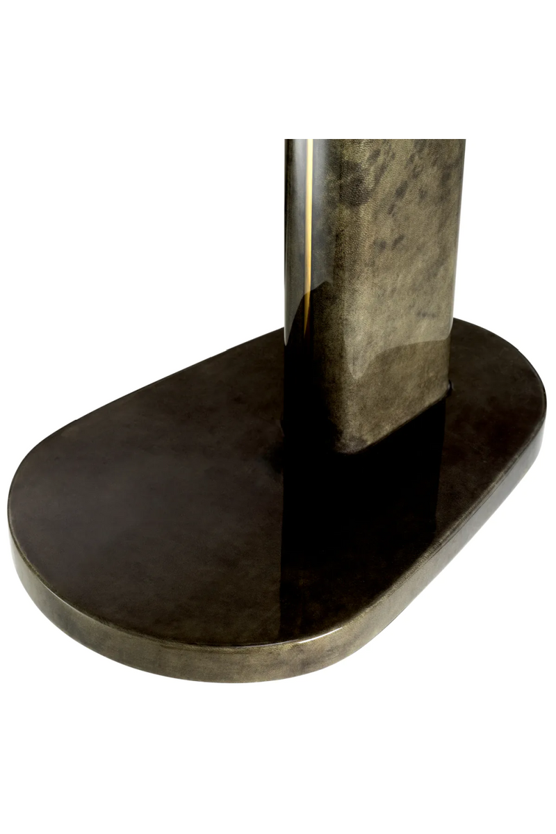 Goat Leather Side Table | Eichholtz Manuel | Oroatrade.com