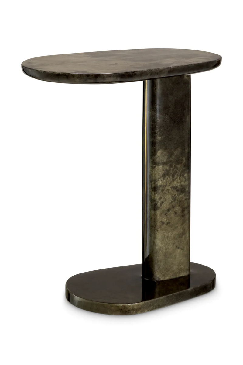 Goat Leather Side Table | Eichholtz Manuel | Oroatrade.com