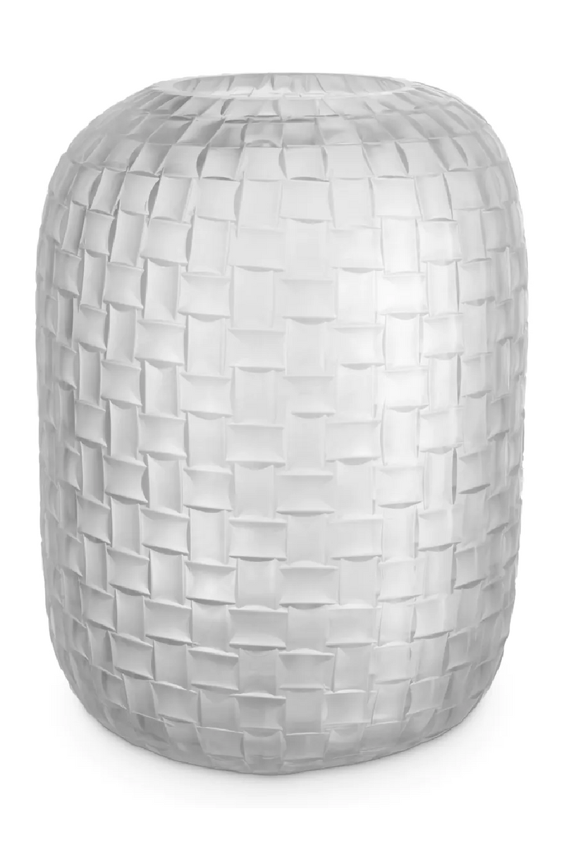 Frosted Hand Blown Glass Vase | Eichholtz Varese | Oroatrade.com
