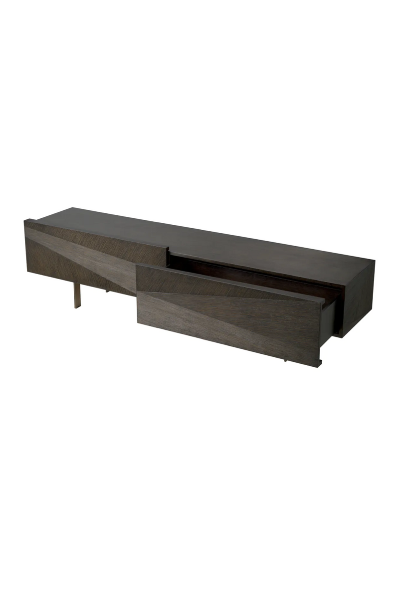 Mocha Oak 2-Drawer TV Cabinet | Eichholtz San Martin | Oroatrade.com