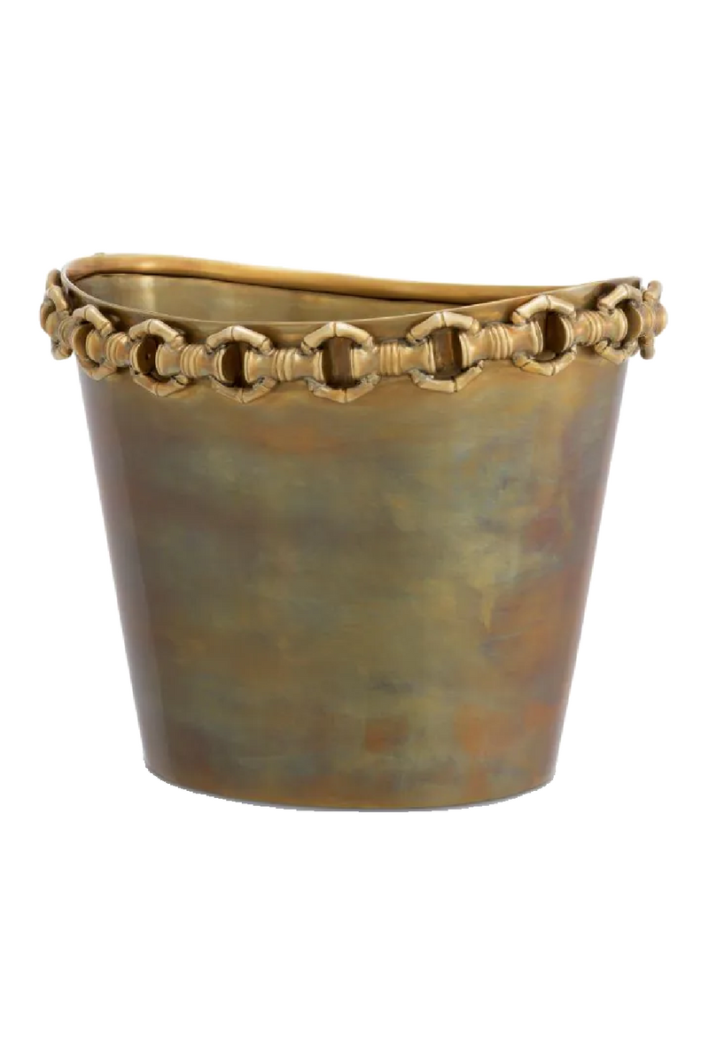 Vintage Brass Wine Cooler | Eichholtz Clementine | Oroatrade.com