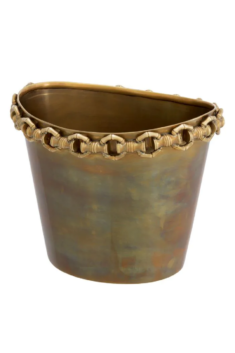 Vintage Brass Wine Cooler | Eichholtz Clementine | Oroatrade.com