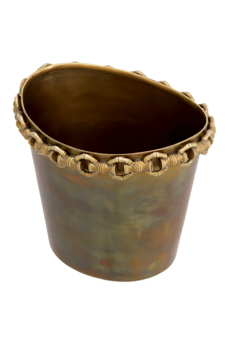 Vintage Brass Wine Cooler | Eichholtz Clementine | Oroatrade.com