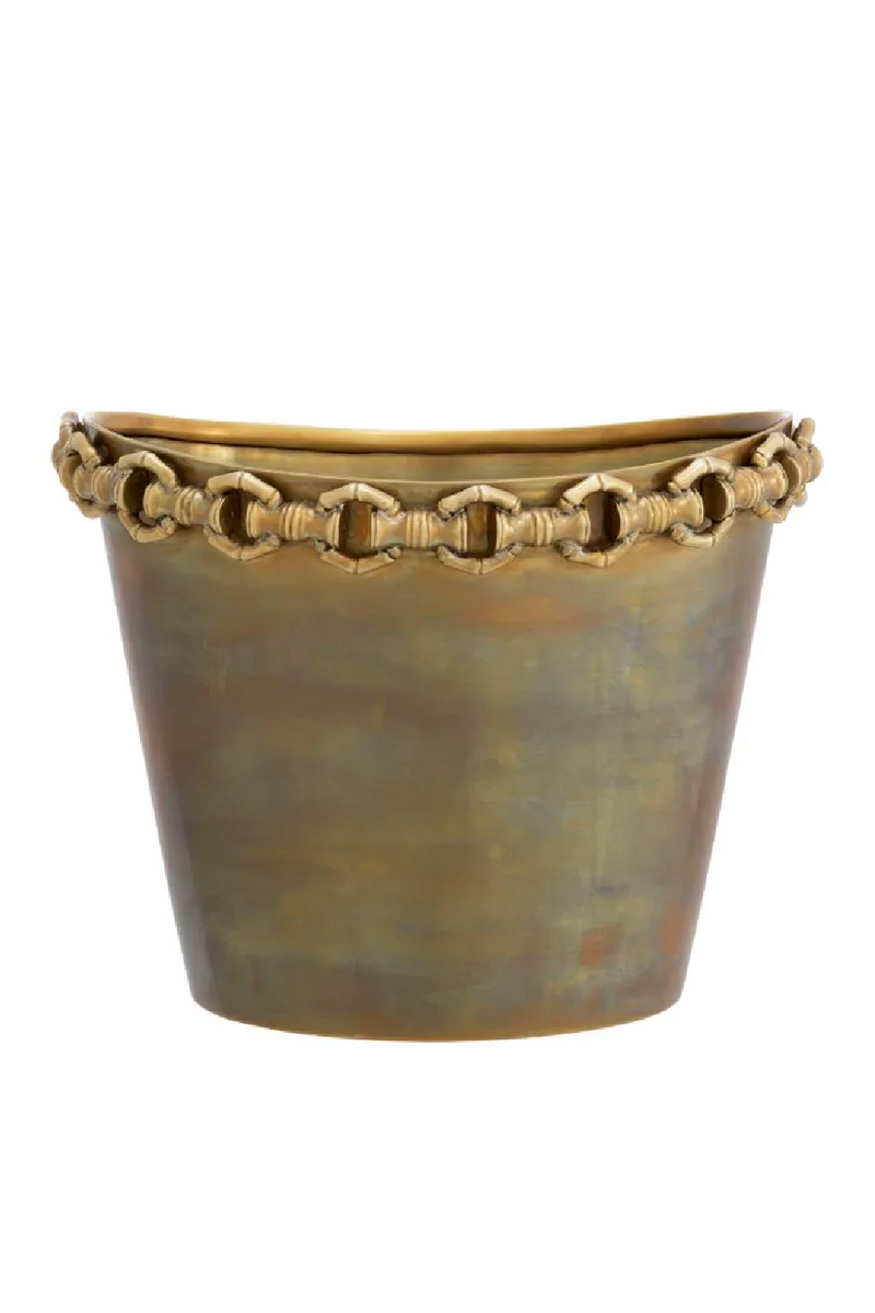 Vintage Brass Wine Cooler | Eichholtz Clementine | Oroatrade.com