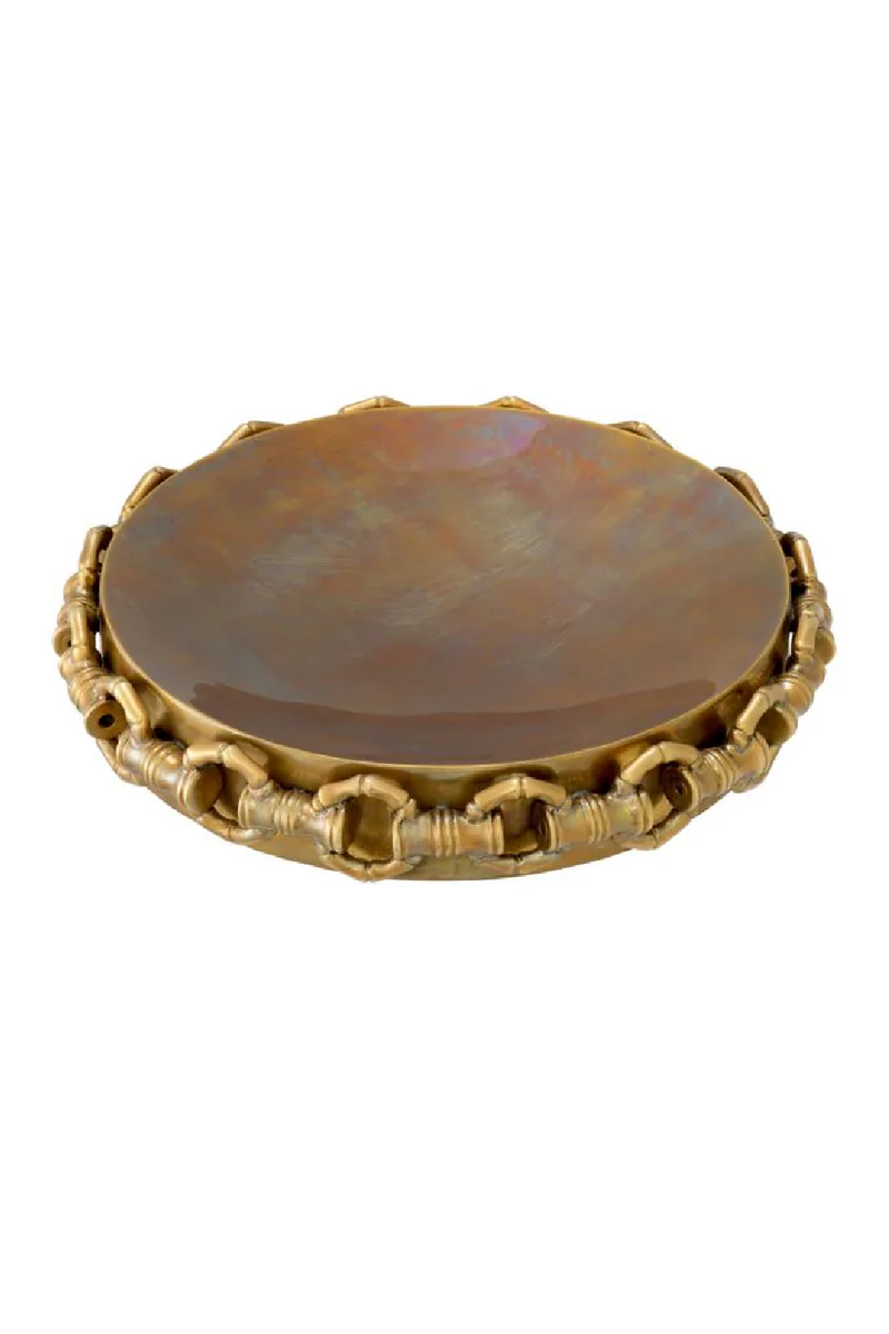 Vintage Brass Bowl | Eichholtz Clementine | Oroatrade.com