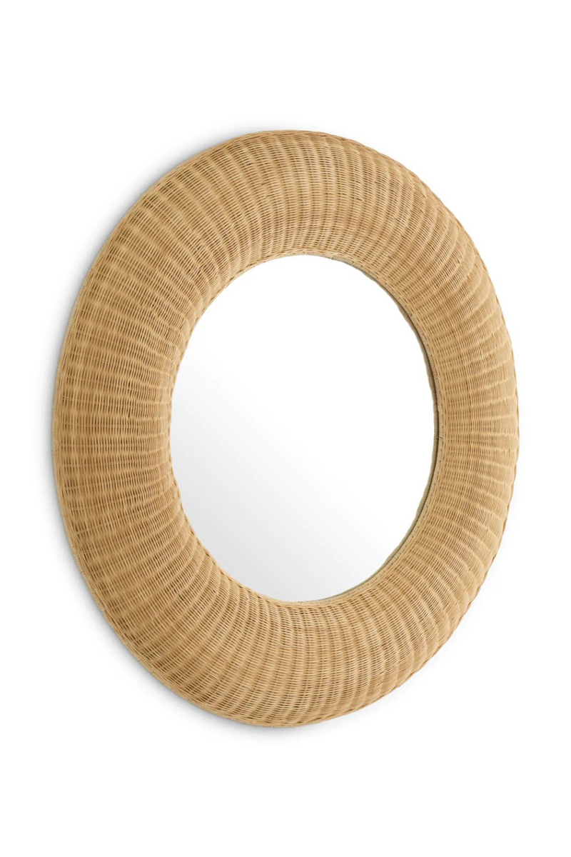 Handwoven Rattan Mirror | Eichholtz Idora | Oroatrade.com