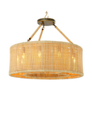 Woven Rattan Round Chandelier | Eichholtz Bernardi | Oroatrade.com