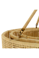 Woven Rattan Round Chandelier | Eichholtz Bernardi | Oroatrade.com