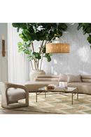 Woven Rattan Round Chandelier | Eichholtz Bernardi | Oroatrade.com