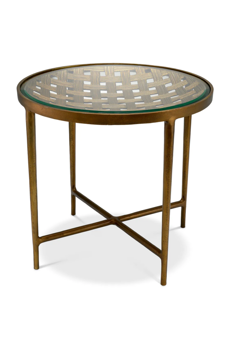 Woven Design Side Table | Eichholtz Sorrento | Oroatrade.com