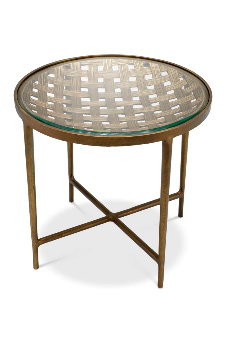 Woven Design Side Table | Eichholtz Sorrento | Oroatrade.com