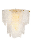 Clear Textured Glass Chandelier | Eichholtz Asinara | Oroatrade.com