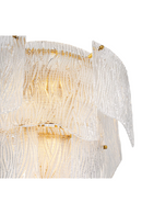 Clear Textured Glass Chandelier | Eichholtz Asinara | Oroatrade.com