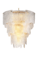 Clear Textured Glass Chandelier | Eichholtz Asinara | Oroatrade.com