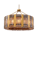 Textured Glass Panel Chandelier | Eichholtz Elysian | Oroatrade.com